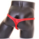 G-station tm sexy para hombres de hombres claros piel ultra delgada sexy súper apretada talla delgada de tamaño pequeño bragas de cintura baja roja (tamaño pequeño) xl