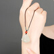 Coloré yunnan hetian jade Bouddha Pendant Maitreya Bouddha Blanc Jade Jade Jade Pendant Jade Collier pour petite amie 680 Jade Bouddha blanc