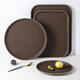 Xiongwochi non-slip plastic tray rectangular bar restaurant serving tray hotel supplies tableware round commercial 1400 round