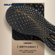 Skechers Sports Sports Leather Shoes Soft Sole Arch Support Sneakers Lace-Up Gentleman Negocios de negocios Blk Black 43