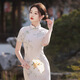 NUKM Cheongsam Chinese style long young 2025 summer new slim and elegant girl retro improved dress 6629 purple L