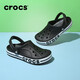 Crocs Crocs Crocs Crocs Bela Crocban Lightweight Wear-Resistant Slip-on Casual Shoes|205089 Black/White-066 41/42(260mm)