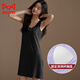 
Cat Man (MiiOW) pure cotton nightgown with breast pad integrated home clothes for women with breast pads for women's vest dress for women in summer 2024 new style [nightskirt] apricot color 11978 with breast pad M suitable for weight 80-100 Jin [Jin equals 0.5 kg]