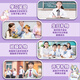 Changguanxiong Little Girl's Birthday Children's Ten-Year Girl Gift Kinder 12 Spielzeug Ausbildung 7-14 Jahre Grundschule Schüler 6-10 Jahre 1-3 Jahre Grundlagiger Aufbewahrungsbox