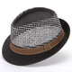 Tuzun (kingtrip) middle-aged and elderly hat men spring and summer dad sun hat topper grandpa mesh breathable straw hat sun hat deep khaki

