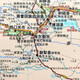 2024年新 新疆地图 盒装折叠版 政区地形交通旅游地理图 1068*749 749毫米