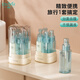 Easy Travel 5-in-1 set of 4-pack storage bottles, spray bottles, wash cups, sample cosmetics bottles, blue