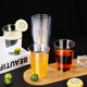 Baijie disposable cup 200ml*50 pieces thickened aviation cup straight cup transparent drinking cup hard plastic cup