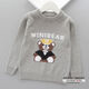 
Disney boys sweater pullover 2024 new children's spring and autumn top round neck base knit sweater baby cotton sweater blue 120