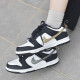 Nike Shoes Dunk Low Women's Shoes Versatille Low Top Ins Trendy y de moda zapatos informales zapatos de patineta Productos modernos DH9764-001/Gold and Silver Logotipo 36.5