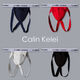 Sexy Unterwäsche Herren-Tanga Einfache Feste Farbe Doppelhose Luft Low Taille Lift Hüfte U Bulge Sports ohne Abhebung von Luftangriff Jugend T-Tous CK1501-Black [Spot Collection Priorität] xl