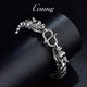 GsunG platinum men's bracelet PT950 faucet bracelet platinum men's bracelet Thai chain is shiny and needs to be customized. Customization of about 80 grams is priced by the gram.