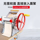 Qiermei Noodle Pressing Machine Household Small Noodle Roller Multi-function Hand-cranked Dumpling Skin Wonton Skin Machine Old Noodle Machine Manual (2.2 Round Knife + 3mm Noodle Knife) Stainless Steel Noodle Roller
