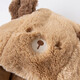 
David BELLA (DAVE/BELLA) Autumn and Winter Warm Cartoon Girls Hat Boys Ear Protection Hat Children Baby Pullback Hat Infant and Toddler Lei Feng Hat Windproof Khaki [DBM15618] 50 (Suggested hat circumference is about 48-52cm)