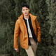 Aigle Aigao Herbst und Winter Mtd Winddicht regendicht und luftdurchlässiger Outdoor Outdoor Casual Stylish komfortable Baumwolljacke Männer Gewürze Gelb Ax671 M.
