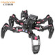 Fantasy Raspberry Pi 5/4B Spider Bionic Bionic Robot Spiderpi Programable AI Inteligente Reconocimiento Visual Robot OpenCV Versión estándar de reconocimiento visual (con juego visual) Raspberry Pi 5/4G