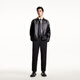 JACK JONES (Jack/Jones) 25 años IMITACIÓN DE IMITACIÓN Men's Leather Tendencia de primavera para hombres Lapa de la chaqueta de cuero de cuero suelto PUT PUS Ejecutivo Ejecutivo E40 Negro Regular E40 3XL (195)