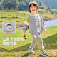 Dudujia children's suit autumn trendy boys' baseball uniform jacket autumn baby sweatpants girls' pants hemp gray 100