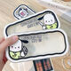 Liuzi Cartoon Transparent Wavy Bockes Box Оптовая японская милая портативная бокс для хранения глаз для хранения глаз Anti-Press