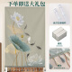 Mushroom says Chinese-style living room door curtain curtain partition curtain bathroom kitchen block household fabric hanging curtain magnetic suction curtain white magnolia biwingniao special price change