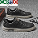 Zapatos de cocodrilo de la marca Cartelo 2025 zapatos de cuero casual para hombres de 2025 zapatos de cuero genuino de cuero genuino para hombres suaves zapatos de trabajo de otoño transpirable - seda de hielo transpirable - 6624d 39 Número de código deportivo estándar