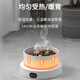 洽苒德国猫咪恒温水碗陶瓷饮水机宠物保温加热碗酸奶机喝水猫碗狗粮碗 三档恒温垫+【750ml】黑色陶瓷碗