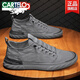 
CARTELO spring cloth shoes men's 2025 new trendy ice silk men's shoes casual shoes men's canvas shoes gray-W838 42 standard sports shoes size