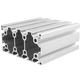 Deyi Industrial Aluminum Profile 6060 Aluminum Alloy Assembly Line European Standard Aluminum Profile 6090120 Aluminum Double-Slot Profile Single-Slot European Standard 6630R