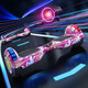 
ZOLA electric balance bike children's adult body sense bike parallel bike dual-wheel self-balancing 6-12 years old hand-held rod off-road wheel 6.5-inch high-fitting powder [balanced anti-shake + glitter wheel]