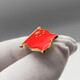 Taiwan Art Flag Badge China Five-Star Red Flag Flag Badge Party Emblem Cap Badge Collar Emblem Patriotic Student Backpack Small Gift Brooch Pin Buckle National Day Badge China China Brooch (1 Pack)