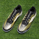 阿迪达斯Adidas儿童足球鞋F50中端TF碎钉LEAGUE TF J 比赛训练球鞋 黑金特别版IG9277 38