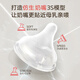 Beiqin Baby Flasche Baby Flasche Neugeborene Anti-Fladen-Flasche Glas Weitmesser Nachahmungsmilch Fütterung Feeling 160 ml mit SS-Schnuller 0-3 Monaten