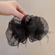 Two Worlds Huan Extra Large Cloud Bubble Feather Clip Women's 2025 New High-end Hair Clip Women's Back Head Shark Clip Headdress Black Clip