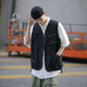 
Didisha Japanese retro work vest men's summer thin loose multi-pocket layered jacket sleeveless vest vest men's trendy B14 work vest [khaki] 3XL