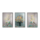 
Mo Xiaoxie Nordic living room decoration painting, light luxury sofa background wall triptych painting, modern simple bedroom hanging painting, crystal porcelain painting, no hole punching restaurant mural landscape combination painting, Mo Xiaoxie 1502 60*80cm crystal film triptych painting, black edge