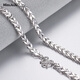 Miss JuJu PT950 platinum necklace men's platinum herringbone chain domineering boss keel snake bone chain thick and wide chain can be customized, weight 15.40g, length 55cm, thickness about 2.8mm