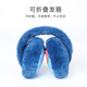 Disney children's earmuffs for boys in autumn and winter warm plush ear warm outdoor cold ear cuffs for babies windproof ears cover HM1047 peacock blue [foldable] One size suitable for over 3 years old