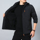 JP Jacke plus Fleece Herren -Kapuze Casual Dick Jacke warm 9898 Grau 2xl