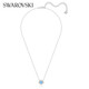 Swarovski (SWAROVSKI) beating heart UNA SPARKLING lucky four-leaf clover necklace birthday gift for women 5642927