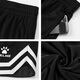 Kelme Basketball -Shorts Herren -Training lose Sporthosen atmungsaktive amerikanische Basketballhosen Achate Black XL