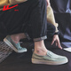 Krieger Herrenschuhe Leinwand Schuhe Frühling und Sommer Neue Stil einbeinige faule Schuhe atmungsaktive Sportschuhe Alte Peking-Stoffschuhe Männer Grün 42