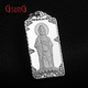 GsunG Platinum PT950 Guanyin Bodhisattva Pendant Men's Guanyin Tag Platinum Solid Heart Sutra Pendant Please contact customer service to confirm the gold weight price
