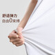 Dancing with Wolves [with mulberry silk] round neck short-sleeved T-shirt for men 2025 summer new embroidery cool breathable base short t6623 white 803 L (175)