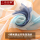 Shanghai Story Seiden kleiner quadratischer Schal Gaze Schal für Frauen 100% Mulberry Silk Frühling und Sommerschal für Menschen Schal Geschenkbox Muttertag Geschenk Blau