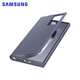 SAMSUNG Galaxy S24 Ultra Smart Window Protective Case Flip Phone Case Original Phone Case Purple
