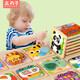 Holzfleischbällchen, dreidimensionales hölzernen Puzzle, große Blöcke, Montessori frühe Bildung, 0 Handgrabungsbrett, 1einhalb Jahre alt, 2 Jungen und Mädchen, 3 Aufklärungsspielzeuge, kleine Kinder, Bus + Polizeiauto + Sichtweite Auto + Hubschrauber