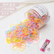 Yiluofu Disposable Rubber Band Girls Baby Hair Band Does Not Hurt Hair Accessories Children Little Girls Headband L10# Thickened Pure Black One Box 95% of People Bought