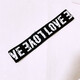 Toto -Aufkleber, Kinderhaarband, Street Dance, Mädchen Sport trendy Kopfschmuck, super cooles Accessoires, SN9928 Weiße Liebe