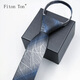 Fitonton [Chinese Valentines Geschenk] Männerkrawatte formeller Business -Anzug fauler Profi 8cm Tie Geschenkboxpackung