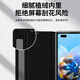 Offizielle Teile, die für Huawei Matex2 Mobiltelefon Fall geeignet sind, Klappbildschirm Mobiltelefon Mate X2 Schutzhülle True Ledersammler-Version Bracket Anti-Fall-Schutzhülle HD Anti-Peeping Leder Hülle Schwarz